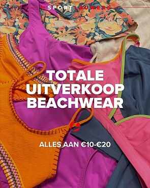 Totale uitverkoop beach-collectie