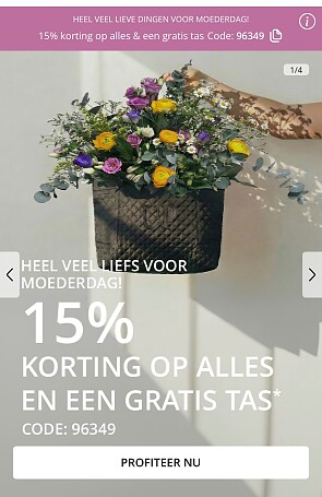 -15% op alles