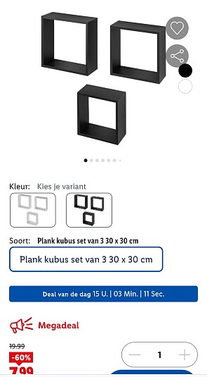-60% set wandplanken kubus