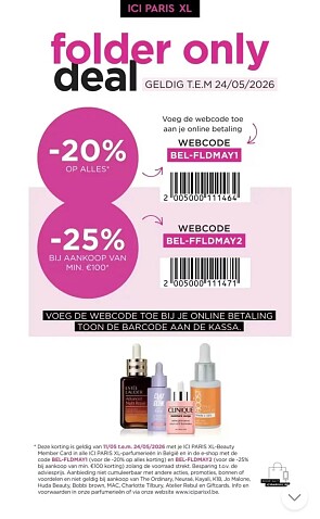 Tot 25% korting op iciparisxl.be