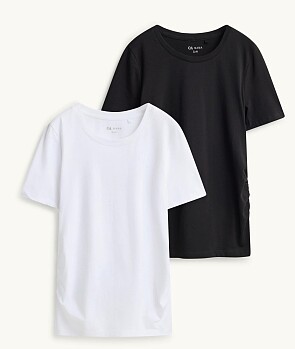 2 zwangerschap t-shirts