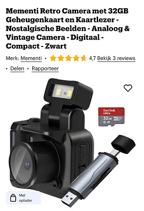 Mini retro camera