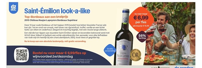 Saint - Emilian Bordeaux aan slechts 6,99€/fles
