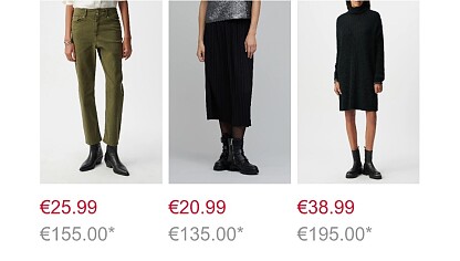 Tot 85% + 10% extra korting