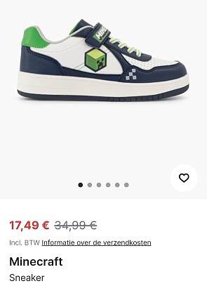 Minecraft sneaker -50%