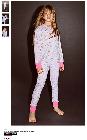 Pyjama voor meisjes aan 6€