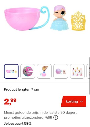 L.O.L. Surprise! Princess Baby Sisters -59%