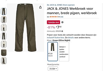 Werkbroek -81%