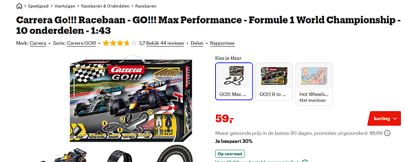 Racebaan Formule 1 World Championship -30%