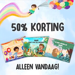 Gepersonaliseerde kinderboeken -50%
