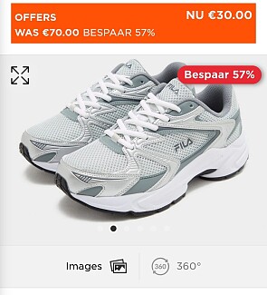 Fila sneakers -57%