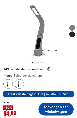 Burealamp livarno home -50%
