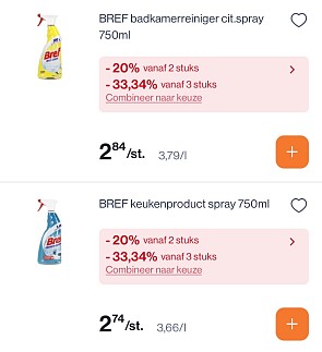 Bref en Instanet spray in promo