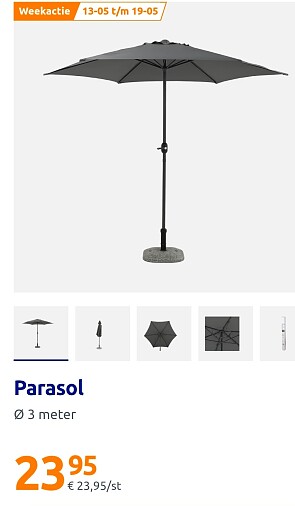 Parasol Ø 3 meter