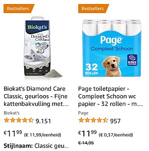 3 + 1 op allerlei bij Amazon