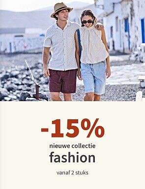 -15% op fashion