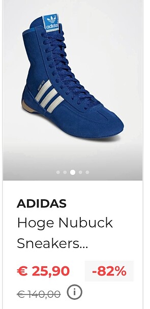 Adidas sneakers aan 25,90€
