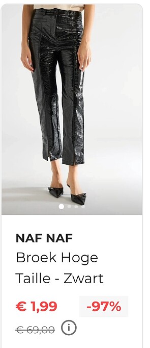 Naf naf broek voor 1,99€