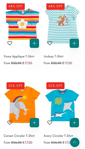 Outlet tot -69% bij Frugi