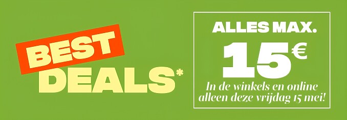 Alle BEST DEALS-artikelen aan max. €15