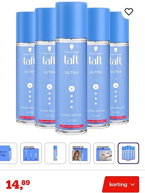 Taft Ultra Gellac 5x 200 ml