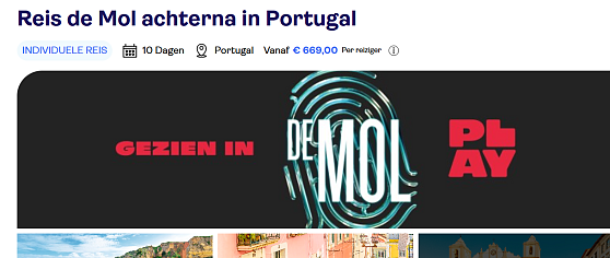 Reis de Mol achterna in Portugal - 150 euro korting