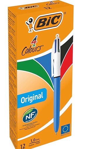 BIC 4 kleur balpennen