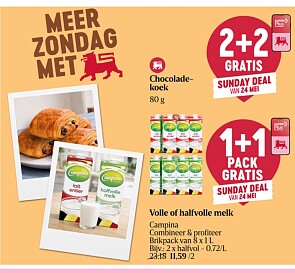 Zondagsdeals bij Delhaize op 24/5/26