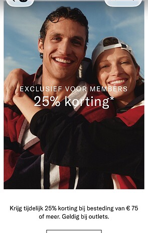 -25% bij Tommy Hilfiger.