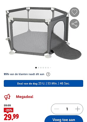Speelbox voor kinderen lupilu -25%