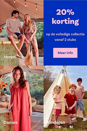 20% korting op de volledige collectie