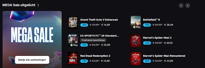 Epic games Mega sale