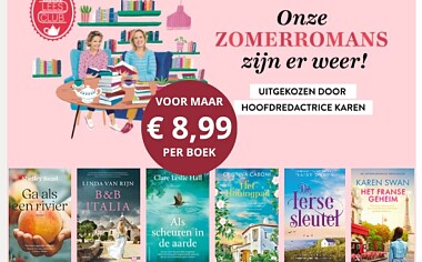 Zomerromans voor 8,99€/boek op Libelleshop.be
