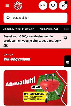 Fritel WK BBQ-cadeau bij aankoop