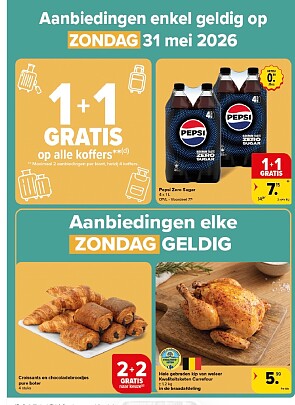 Zondagsdeals Carrefour op 31 mei 2026