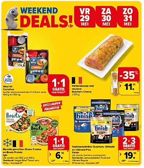 Weekenddeals bij Carrefour van 29/5 tem 31/5/26