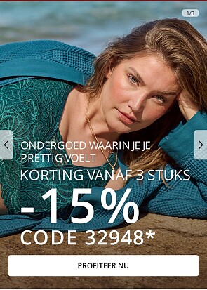 Bespaar 15% op aankopen van 3 of meer artikelen -