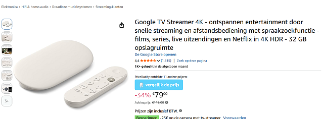 Chromecast Google TV Streamer