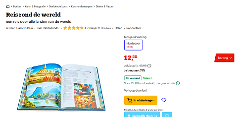 Reis rond de wereld - Lonely Planet (-71%)