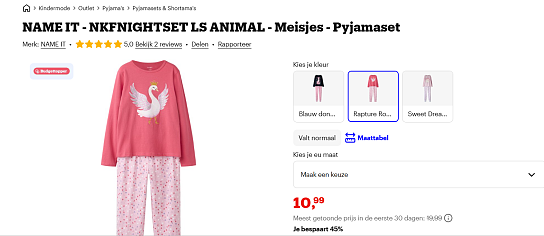 NAME IT - Pyjamaset (-45%)