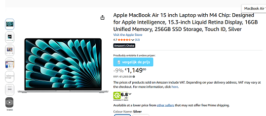 Apple MacBook Air 15