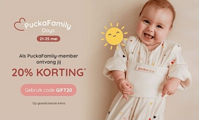 20% korting op Puckababy-producten