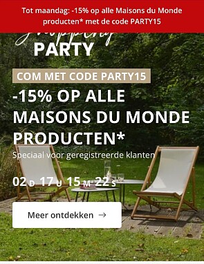 -15% bij Maison du Monde