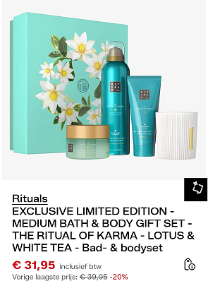 Lim. ed. the Ritual of Karma afgeprijsd