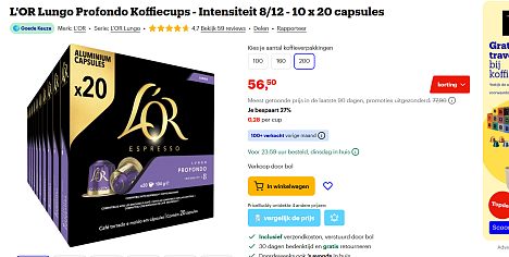 Image of koffiecapsules