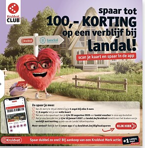 Spaaractie LANDAL bij Kruidvat vanaf 25 mei 2026