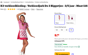 Image of verkleedkledij