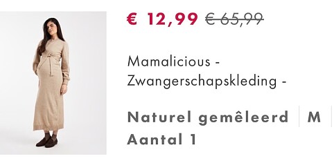 Mamalicious - Zwangerschapsjurk