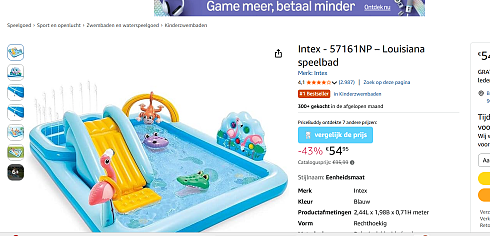 Intex - 57161NP – Louisiana speelbad