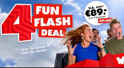 Walibi Holland 4 Fun Flash Dea